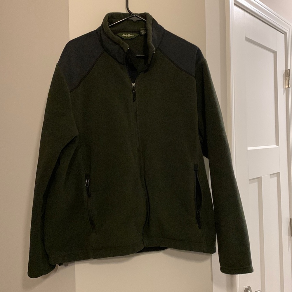 Mens’ forest green Eddie Bauer fleece